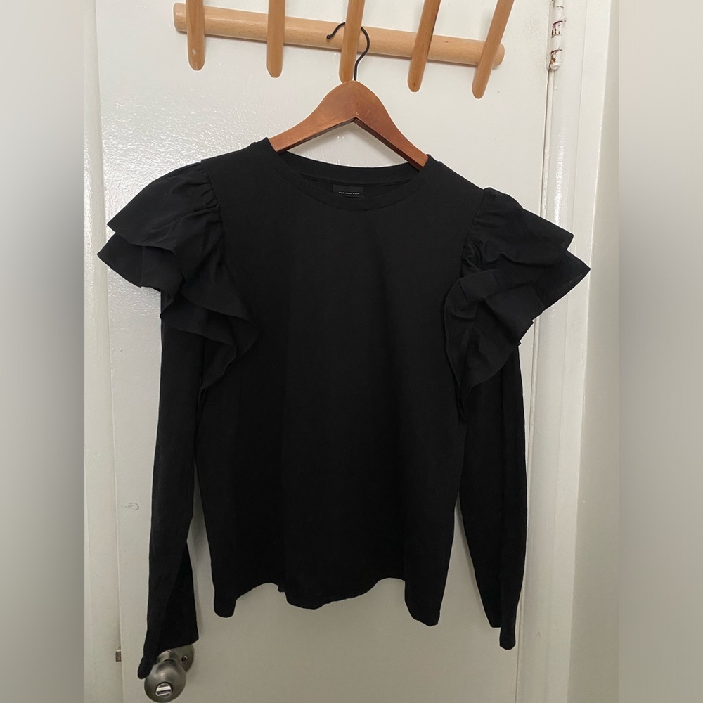 Black Long Sleeve Top